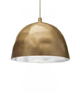 Gold pendant lamp on a white background from Foscarini available at Spacio retail stores in India.