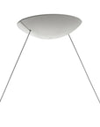 Details of canopy of a suspension lamp from Foscarini on a white background