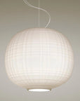 White pendant light against a plain background