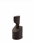 A Gardeco ceramic sculpture of The Muses Small Urania Natural, featuring a natural finish, set on a white background.