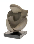 Abstract sculpture on a white background