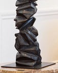 Close-up detail of the Gardeco Cornelius Vandeputte Storm Sculpture GA297 showing intricate craftsmanship and organic movement, featured at Spacio India.