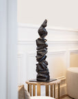 Rear view of the Gardeco Storm Bronze Sculpture (Limited Edition) revealing its balanced composition and sculptural elegance, available at Spacio India online and in stores.