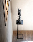 Gardeco Wings bronze art piece styled in luxury stairway premium bronze sculpture for Indian homes at Spacio.
