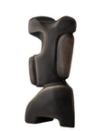 Side profile of Gardeco Sol Limited Edition Bronze Sculpture by Gardeco Belgium, showcasing organic curves and rich patina finish at Spacio India.