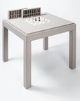 Giobagnara Venezia board game table with chess pieces