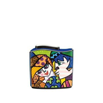 Goebel Delicious Vase by Pop Artist Romero Britto on a white back ground available at Spacio India from the Luxury Home Decor Accessories Collection