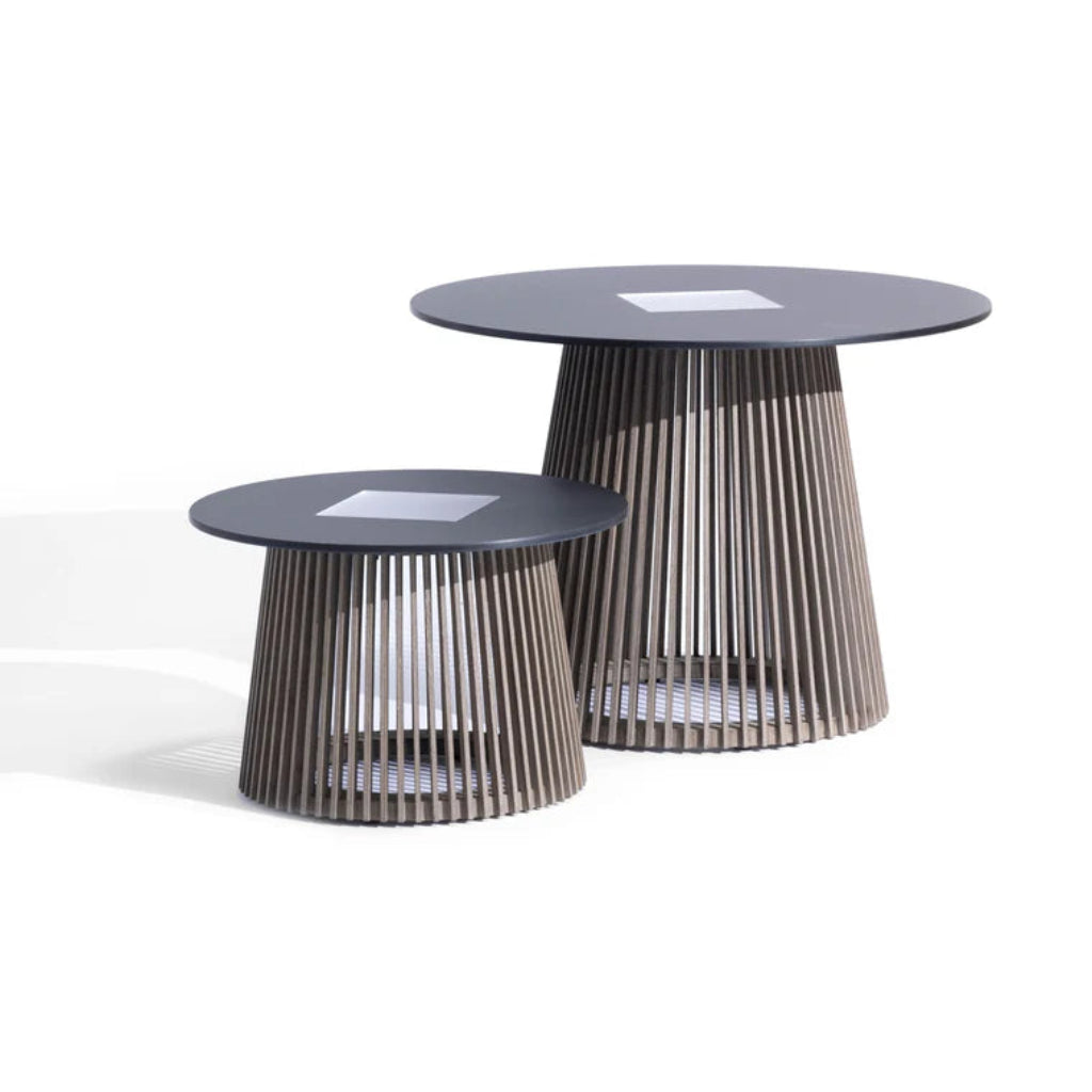 Halo Glow Table Large Solar Light Furniture by Les Jardins | Spacio