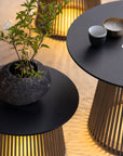 Halo Glow Table Solar Light Furniture by Les Jardins | Spacio