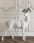 Haoshi Deer Floor Vase Sculpture Spacio India
