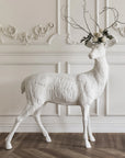 Haoshi Deer Floor Vase Sculpture Spacio India