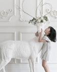 Haoshi Deer Floor Vase Sculpture Spacio India