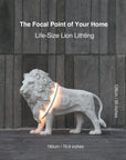 Haoshi Lion Sculpture Lighting Spacio India