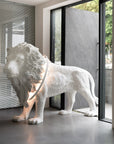 Haoshi Lion Sculpture Lighting Spacio India
