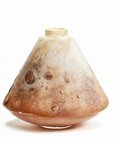 Jupe Corzo Vase by Henry Dean - Belgian handmade glass decor accessory with textured finish, available at Spacio India