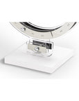 Incantesimo Greenwich Table Clock Silver Table Lamp Spacio India