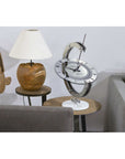 Incantesimo Greenwich Table Clock Silver Table Lamp Spacio India