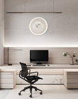 Incantesimo Alium Vanilla Champagne Wall Clock Spacio India