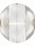 Close-up of hand-cut crystal diffuser and gold metal finish of Italamp Frida Suspension – Italian designer suspension lamp available at Spacio India