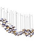 Italamp Kaleido Ori sculptural fluid art installation light on a white background in different colours