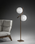 Wall-mounted Italamp Ellepi lamp in satin glass and bronze metal, ideal for modern and classical interiors – from Spacio India’s Italian lighting collection.