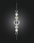 Close-up of Italamp Greta Suspension Lamp showing its glass detailing and elegant structure, a luxurious pendant light from Italy at Spacio India.