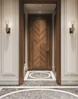 Elegant hallway lighting with Italamp Licio wall lamps in classical interiors, featuring blown glass design – shop at Spacio India retail stores