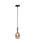 Suspended Italamp Rose Maxi Pendant Lamp with copper finish, shown in full length, available at Spacio India for modern interiors.