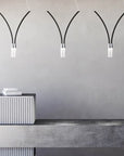 Italamp Sesto Suspension Lamp in a modern interior setting, available at Spacio India – luxury pendant lighting inspired by Gothic arches