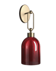 Contemporary red wall lamp from Italamp Valentina Collection, luxury lighting solution at Spacio India