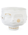 A glamorous JA Gilded Muse Dora Maar Bowl, inspired by the Gilded Muse collection by Jonathan Adler.
