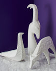 Jonathan Adler Menagerie Gazelle white Sculpture with other porcelain sculptures available at Spacio India for Luxury Home Decor collection of Sculpture & Art Objects.