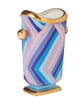 Side look of Jonathan Adler Scala Tall Vase on a white back ground available at Spacio India for Luxury Home Decor Accessories collection.