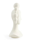 Profile view of Jonathan Adler Camille Bust Sculpture showcasing its sophisticated form and modern silhouette, crafted in premium unglazed porcelain, available at Spacio India.