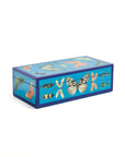 Side view of the Jonathan Adler Small Lacquer Botanist Box highlighting premium craftsmanship, exclusively available at Spacio India.