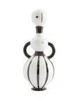 Jonathan Adler Vienna Small Decanter featuring dual loop handles and gold-detailed head stopper, crafted in high-fired porcelain, available at Spacio India.