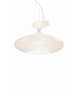 White pendant light on a white background from KDLN available at Spacio in India