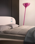 KDLN Floob Pink Floor Lamp in Luxury Bedroom Interiors styled by Spacio India Interior Styling Team from the Luxury Decorative Lighting Collection