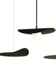 Three KDLN Flow Ceiling Installation pendant lights hanging on a white background.