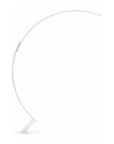 White extendable floor lamp on a white background from Kdln available at Spacio in India