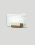 A KDLN Nami Wall Sconce with a varnished aluminium structure on a white background.