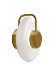 KDLN Tratto Wall in brass finish on a white background