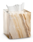 Ambarino Onyx Tissue Cover from labrazel on a white background at Spacio retail store in Mumbai