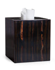 Fernwood tissue box cover from Labrazel with white tissues on a white background at Spacio retail store in Mumbai