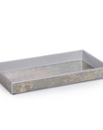 Natasha Glass Tray from Labrazel on a white background at Spacio retail store in Mumbai