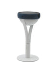 White and blue solar lamp on a white background by Les Jardins available at Spacio retail stores in Mumbai & Kolkata.