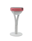 White & pink solar lamp on a white background by Les Jardins available at Spacio retail stores in Mumbai & Kolkata.