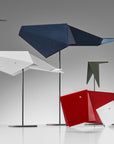 A group of ML Animal Mood Birds (5pc set) sculptures by Madlab on a table.