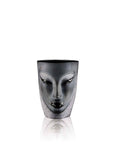 Crystal Electra Black Tumbler from Masque collection by Maleras on a white back ground for modern interiors available at Spacio India from the Drink ware of Bar Accessories Collection.