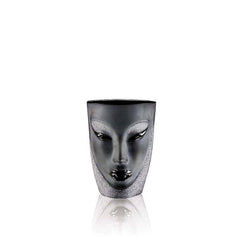 Crystal Electra Black Tumbler from Masque collection by Maleras on a white back ground for modern interiors available at Spacio India from the Drink ware of Bar Accessories Collection.